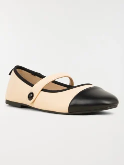 Ballerine beige et noire femme (36-41)