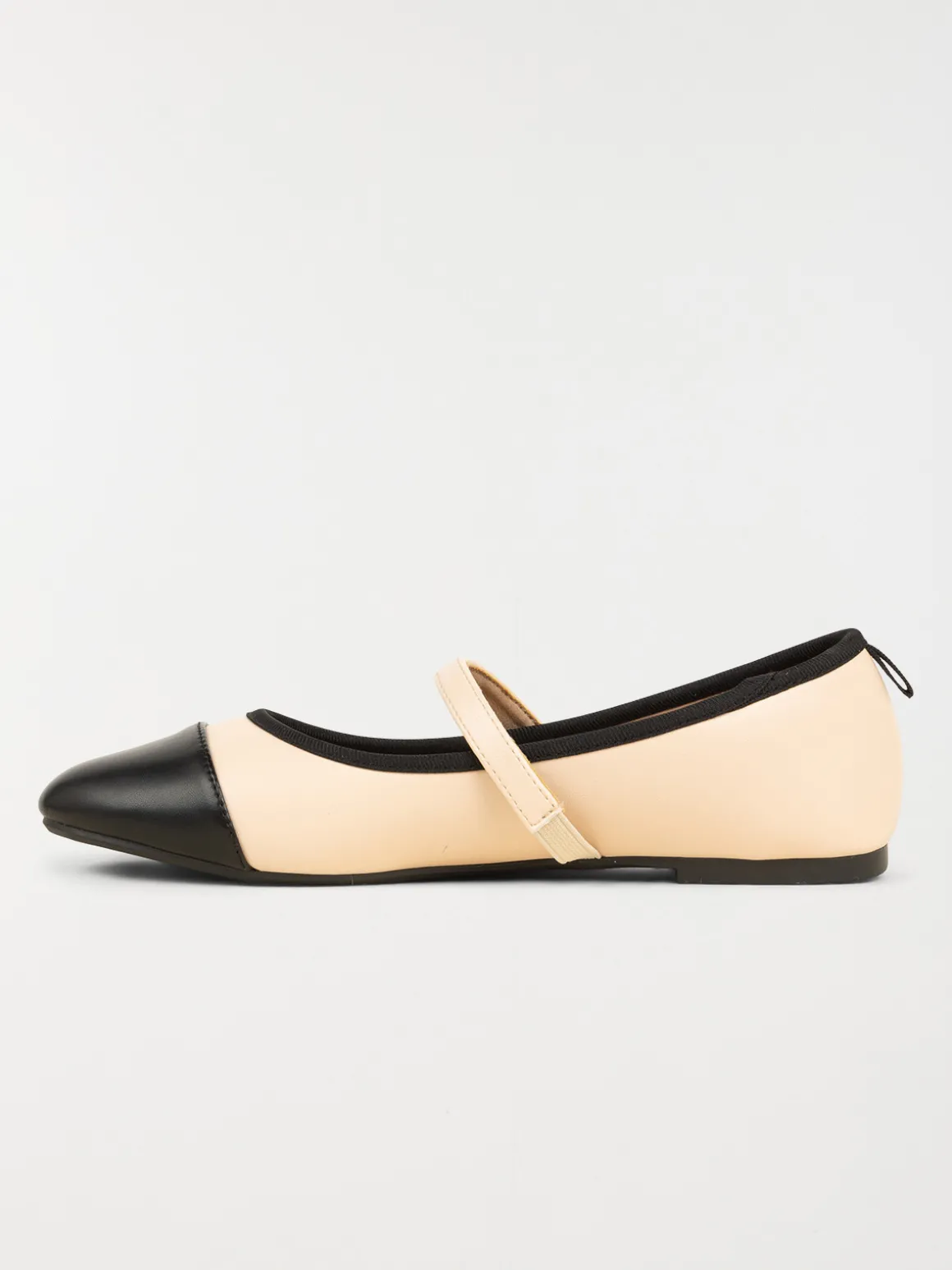 Ballerine beige et noire femme (36-41)