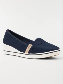 Ballerine compensée marine (36-41)