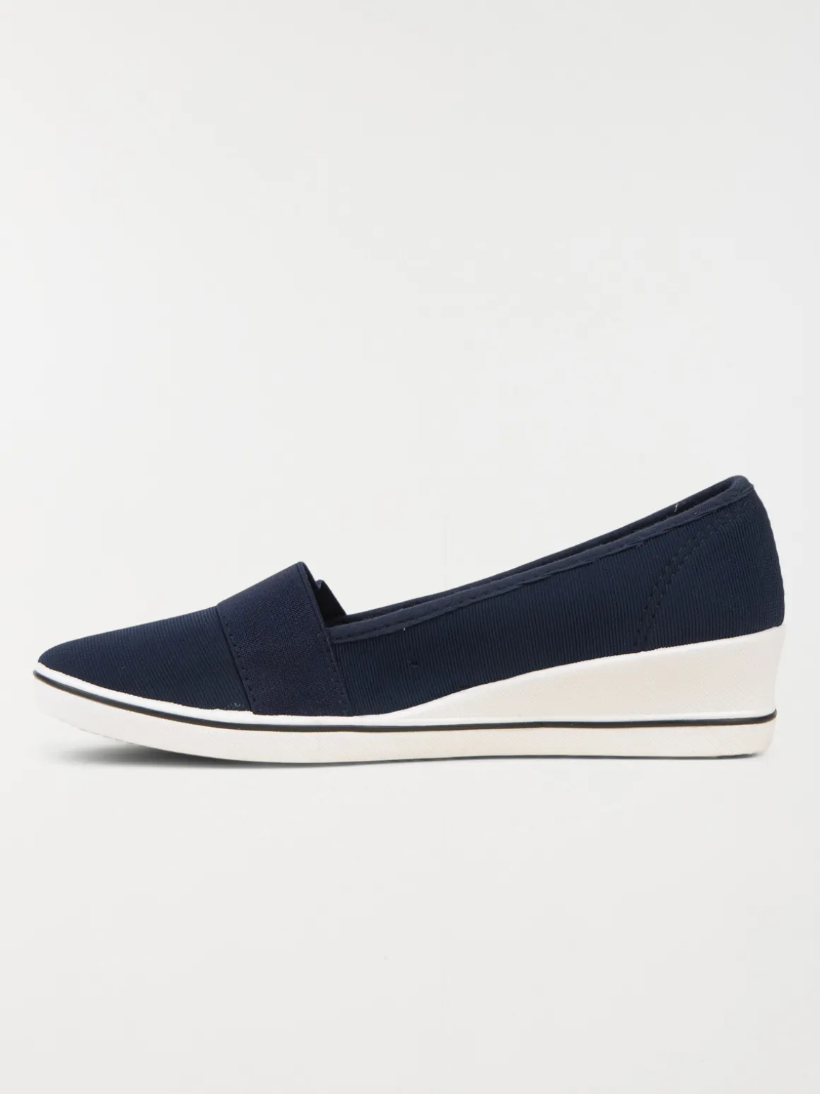 Ballerine compensée marine (36-41)