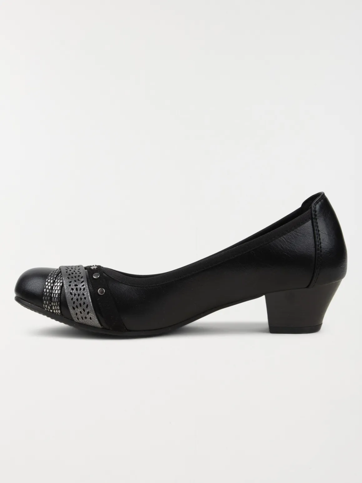 Ballerine noir talon femme (36-41)