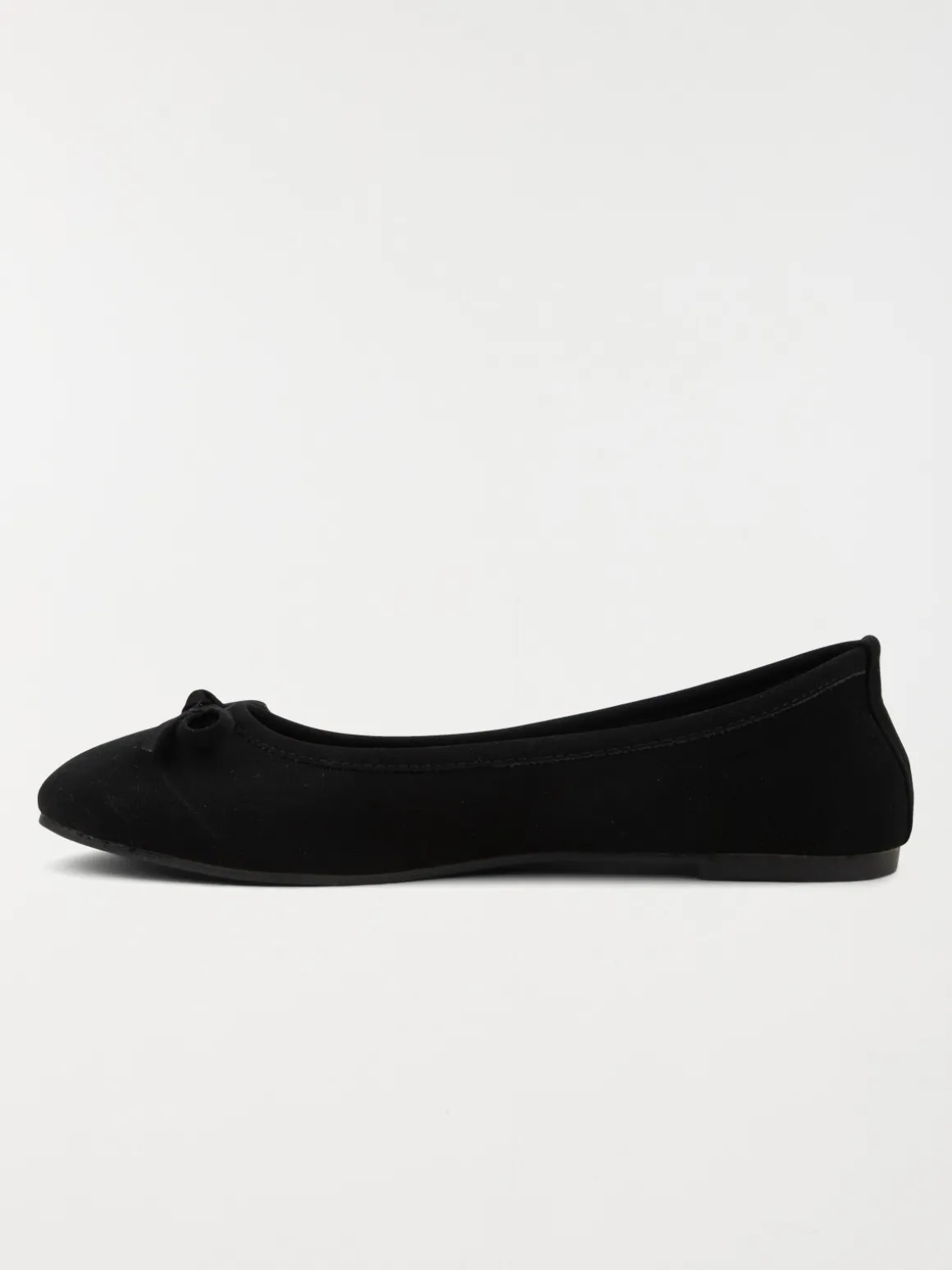 Ballerine suédine femme noire (37-42)