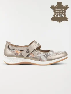 Ballerines confort femme bronze (37-42)