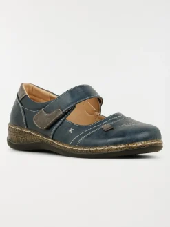 Ballerines confort femme navy (36-41)