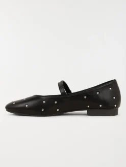 Ballerines noires strass femme (36-41)