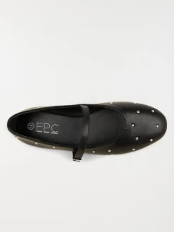 Ballerines noires strass femme (36-41)