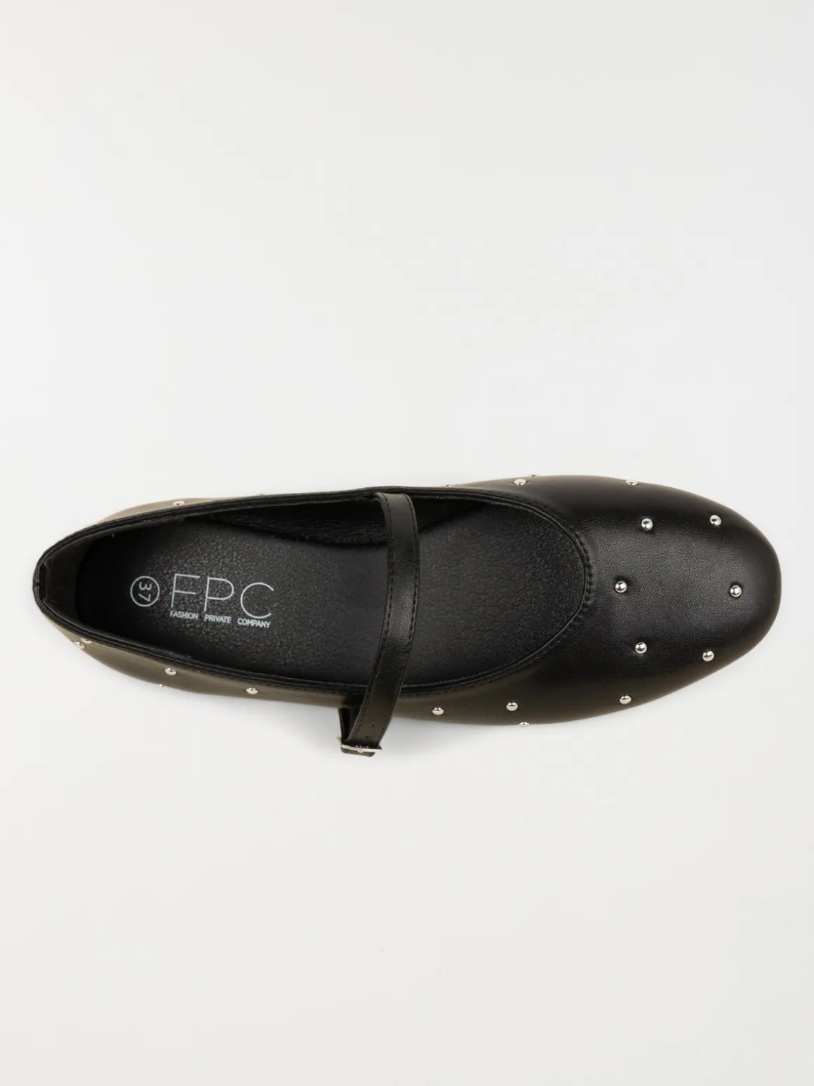 Ballerines noires strass femme (36-41)
