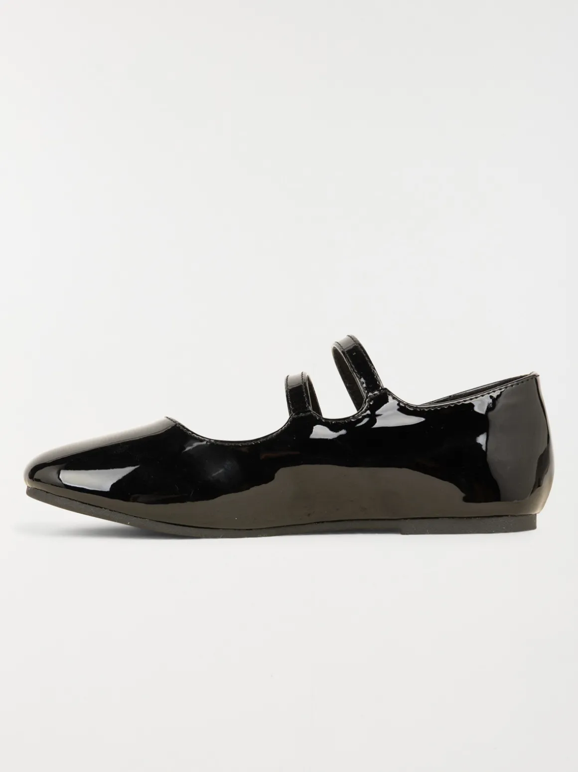 Ballerines noires vernies fille (31-36)