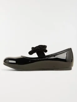Ballerines noires vernies fille (24-30)