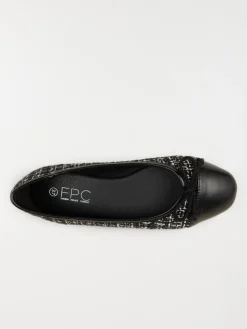 Ballerines plates noires femme (36-41)