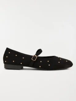 Ballerines strass dorées femme (36-41)
