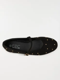 Ballerines strass dorées femme (36-41)