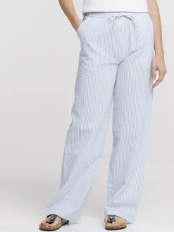 Bas de pyjama pantalon rayé femme
