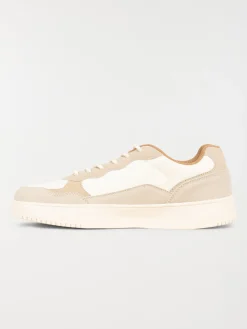 Basket beige à lacet femme (36-41)