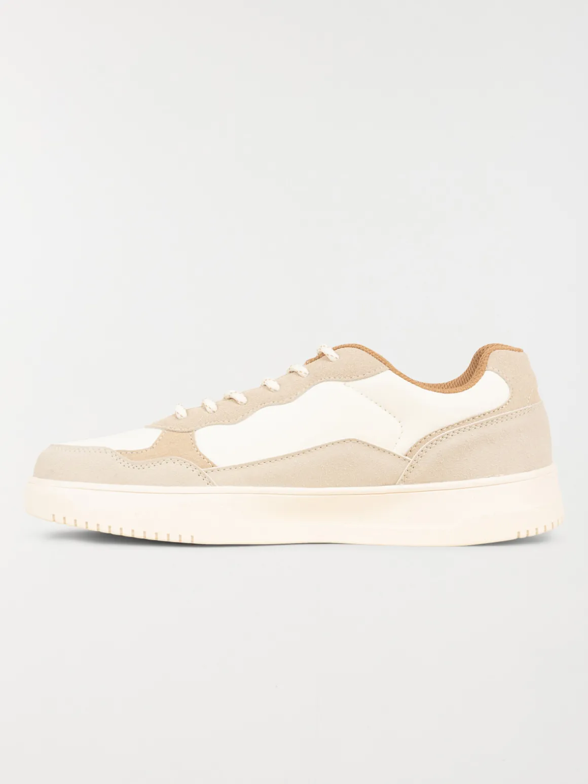 Basket beige à lacet femme (36-41)