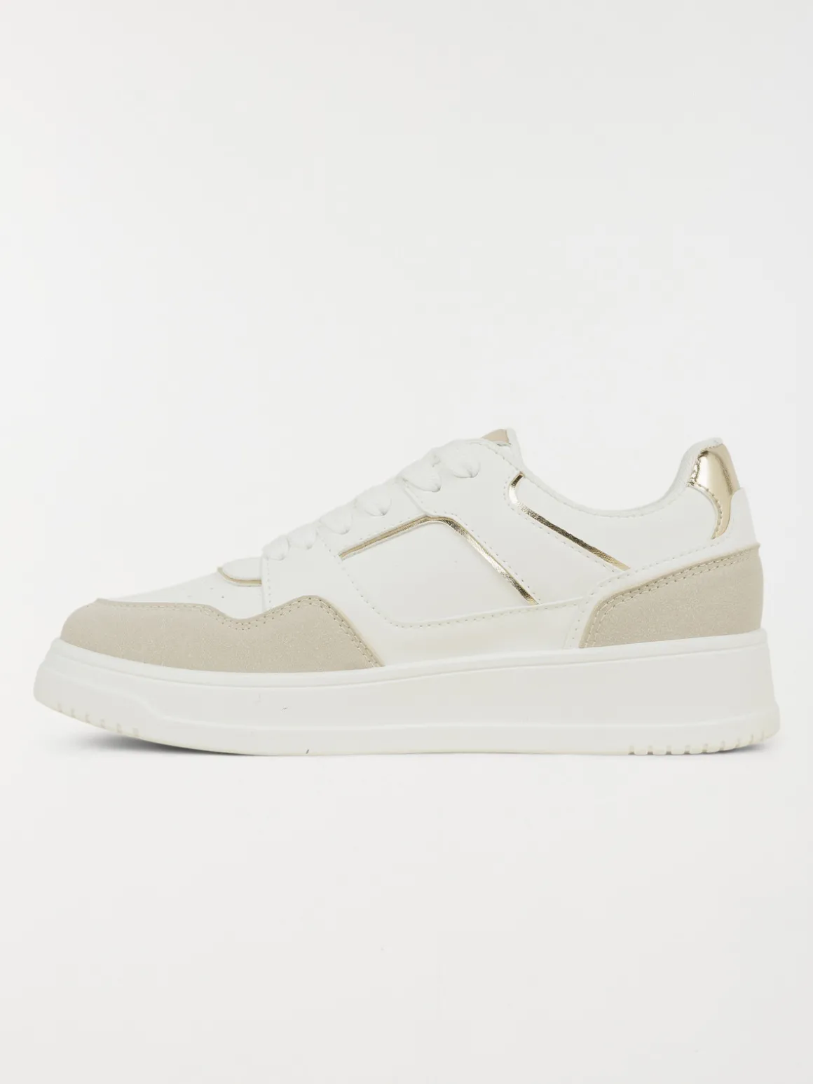 Basket beige et blanche femme (36-41)
