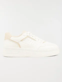 Basket blanche et beige femme (36-41)