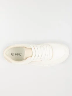 Basket blanche et beige femme (36-41)