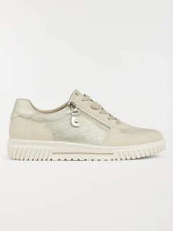 Basket confort femme beige (36-41)