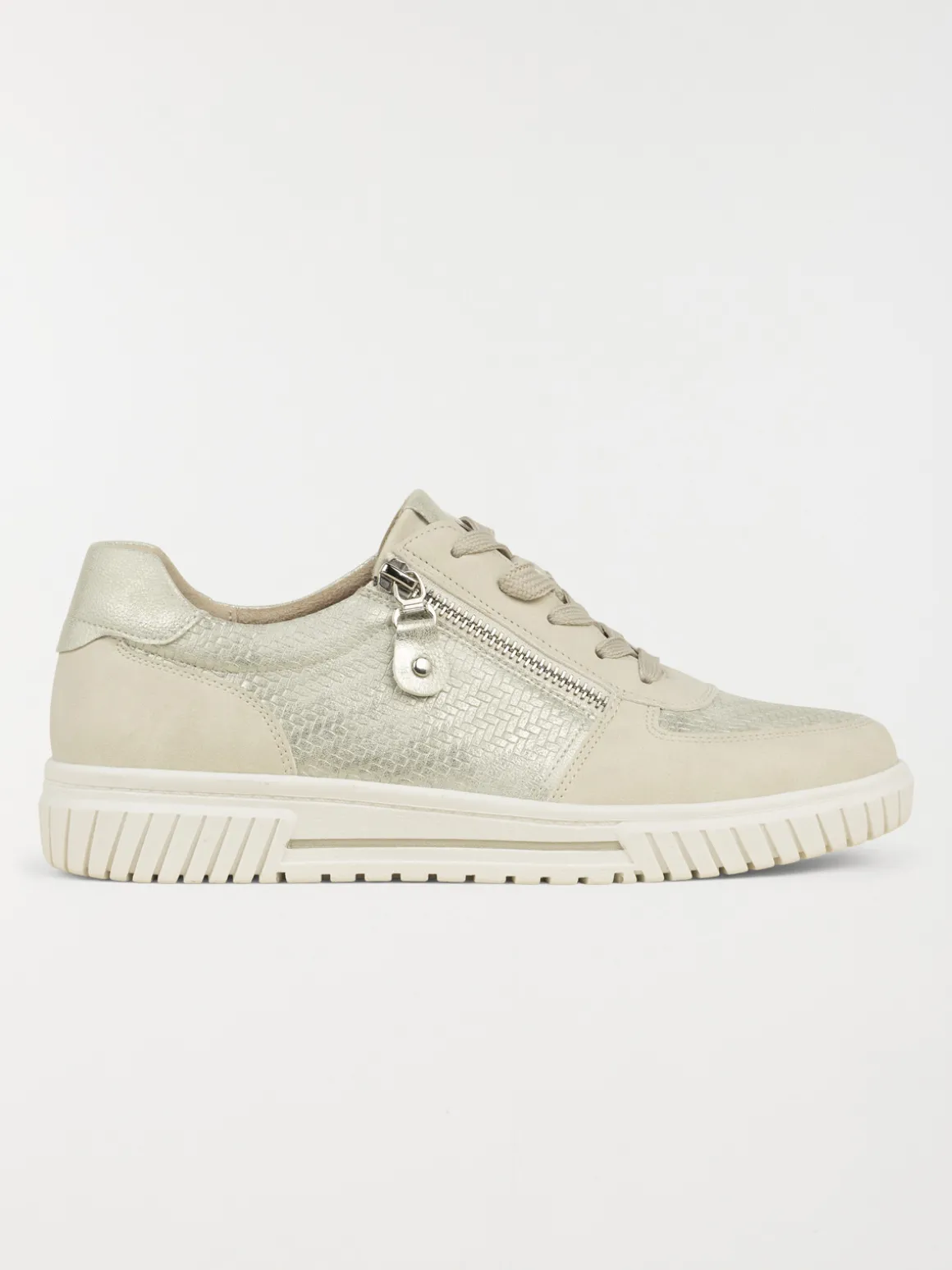 Basket confort femme beige (36-41)