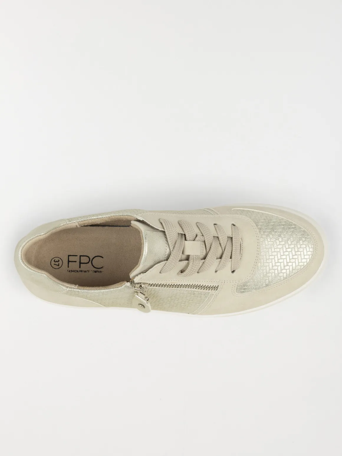 Basket confort femme beige (36-41)