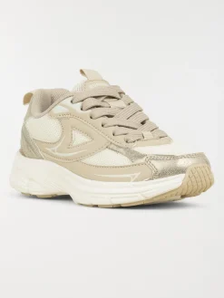 Basket de sport coloris or fille (31-35)