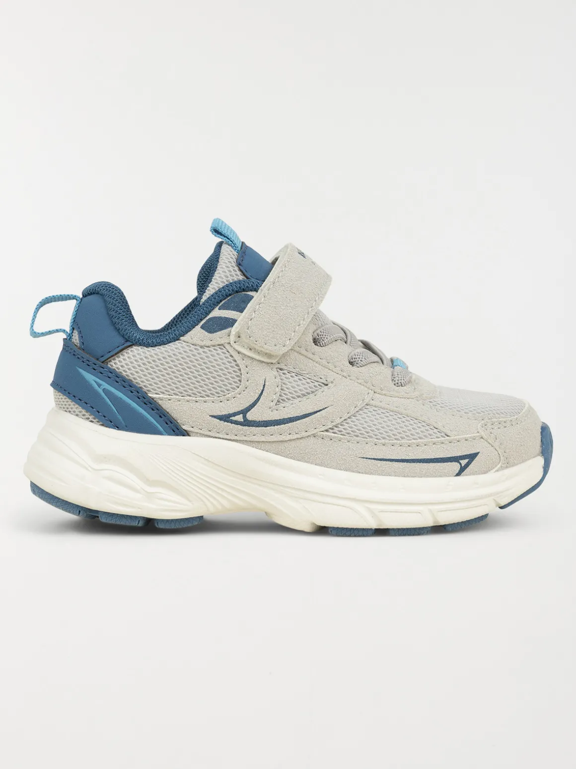 Basket lacet scratch bleu garçon (24-30)