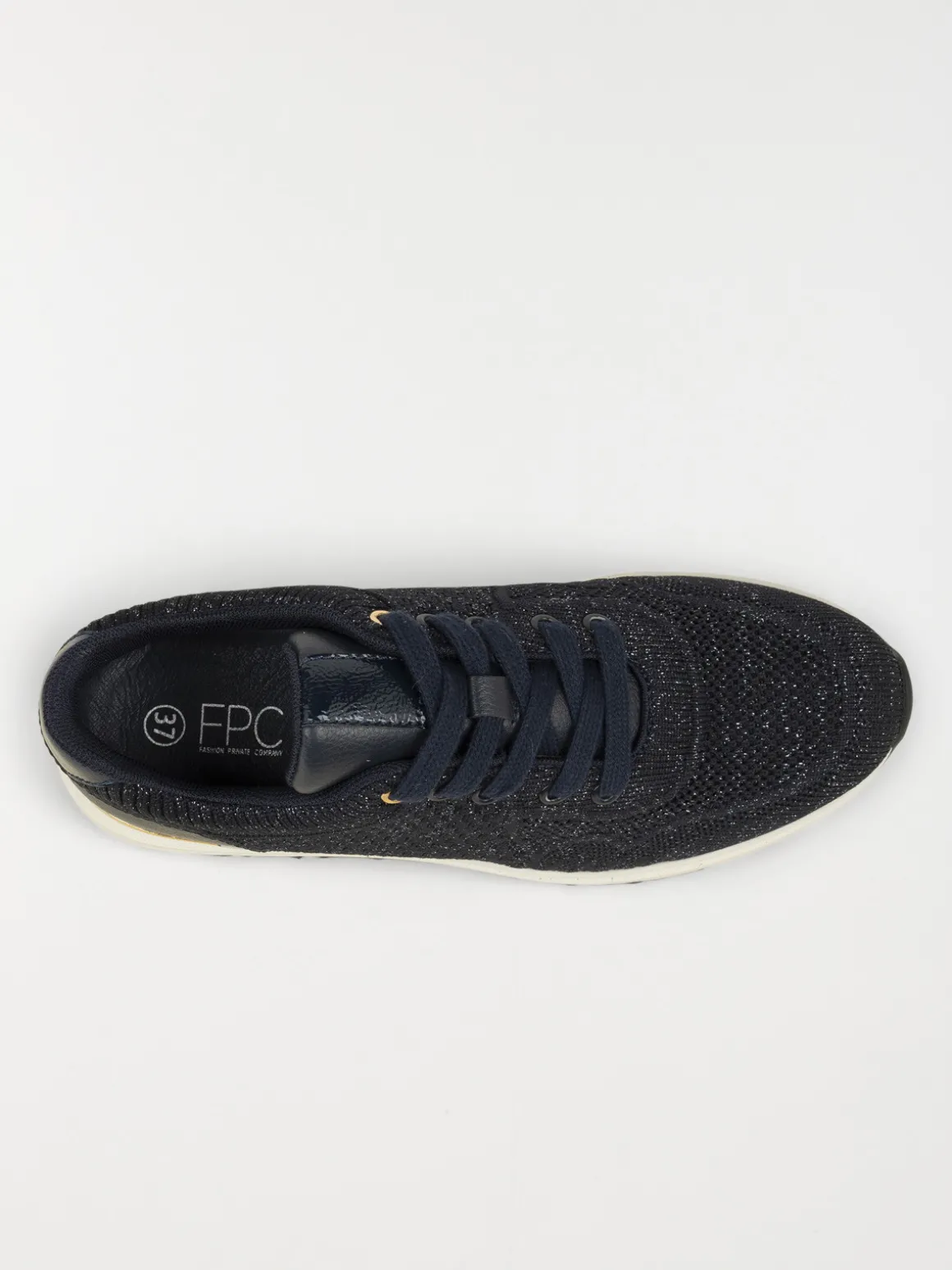 Basket marine irisée femme (36-41)