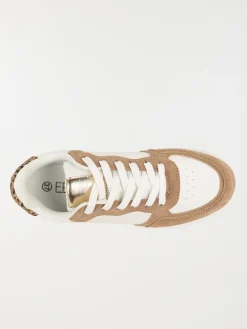 Basket marron léopard femme (36-41)