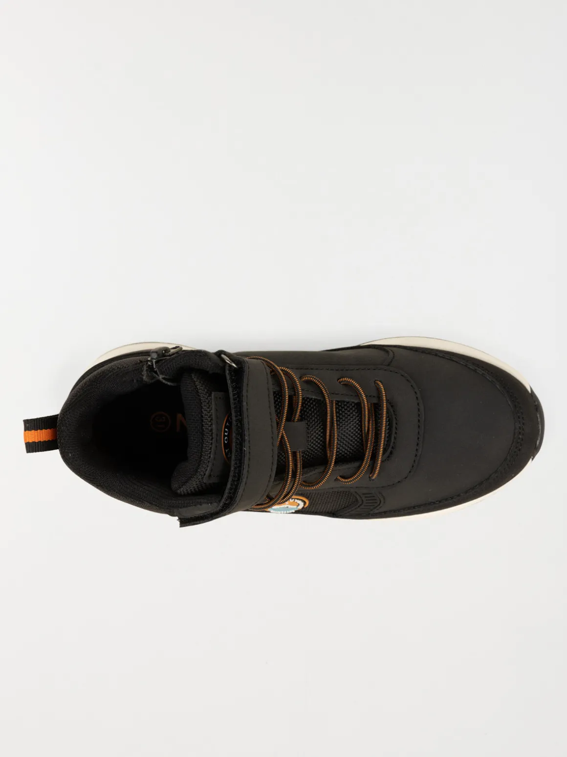 Basket montante garçon noir (31-37)