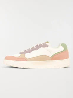 Basket multicolore à lacet femme (36-41)