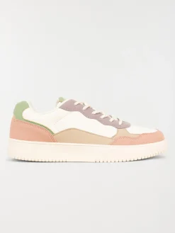 Basket multicolore à lacet femme (36-41)