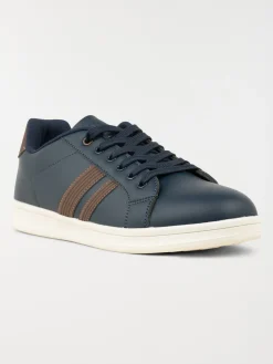 Basket navy et tan homme (40-46)