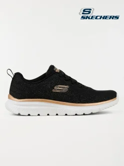 Basket noire Skechers femme (36-42)