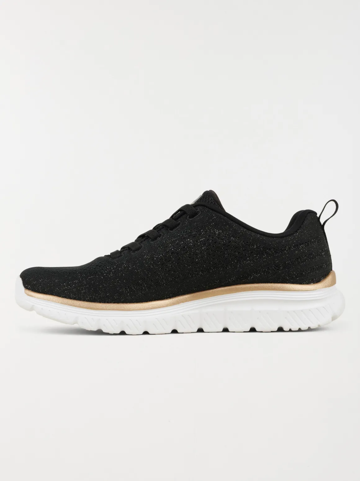 Basket noire Skechers femme (36-42)