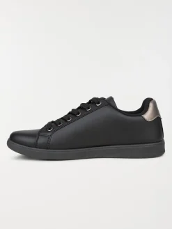 Basket noire zip et lacet femme (36-41)
