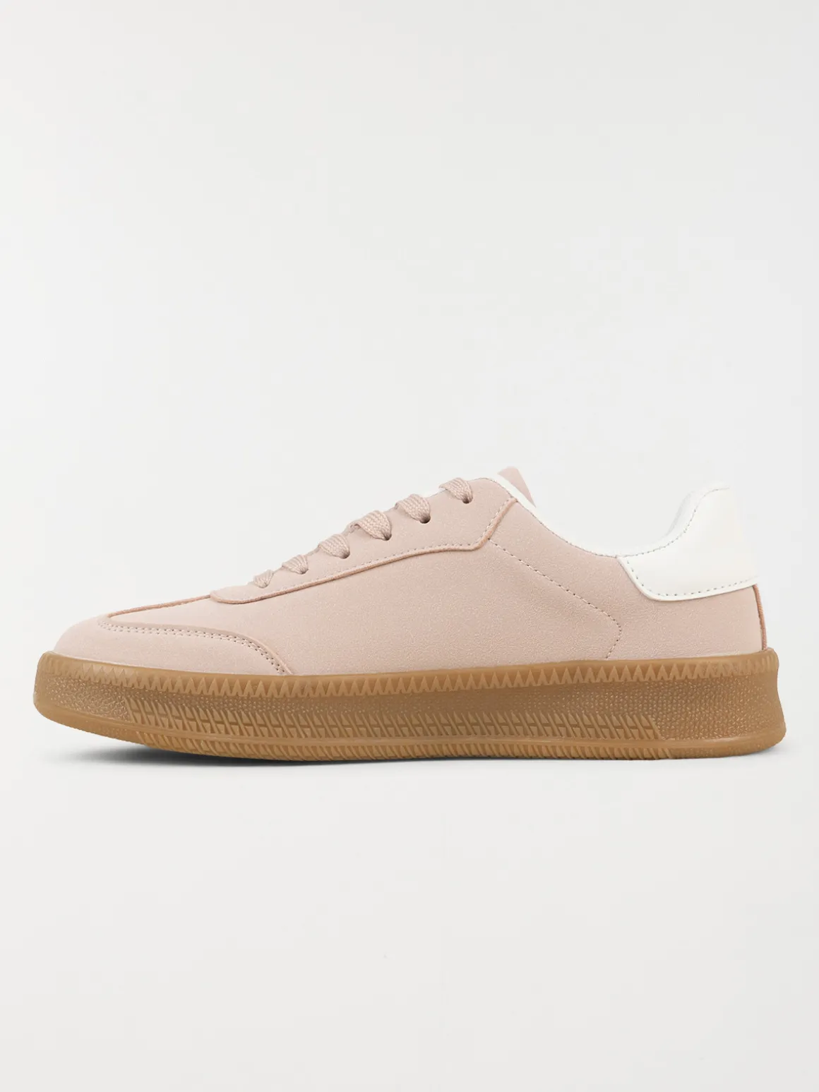 Basket rose bande blanche femme (36-41)