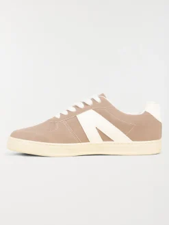 Basket rose bande blanche femme (36-41)