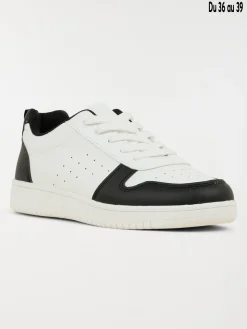 Basket scratch bicolore garçon (31-39)