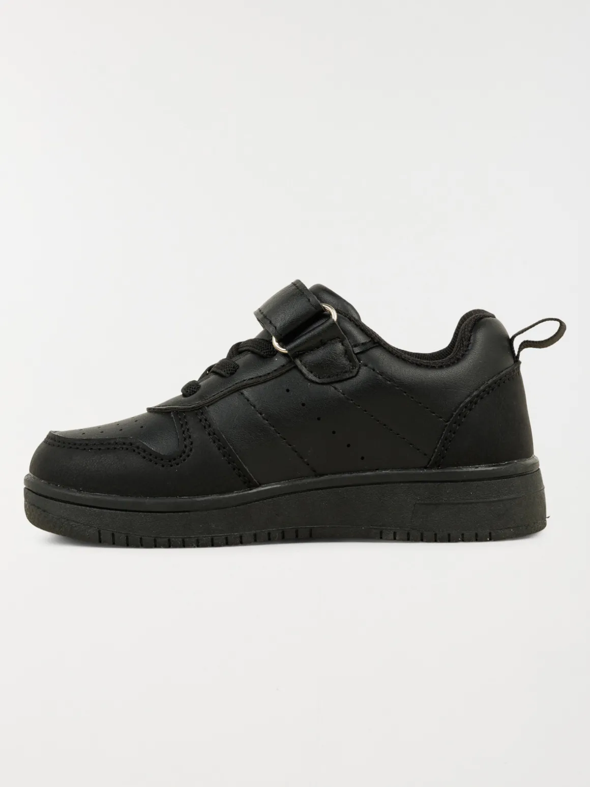 Basket scratch noire garçon (24-30)