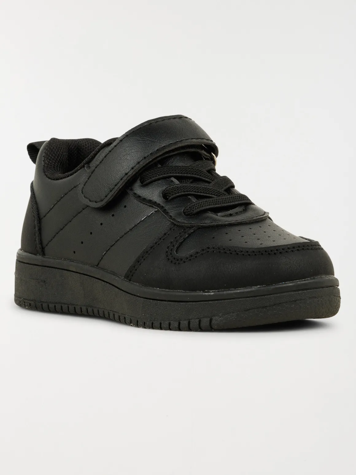 Basket scratch noire garçon (24-30)