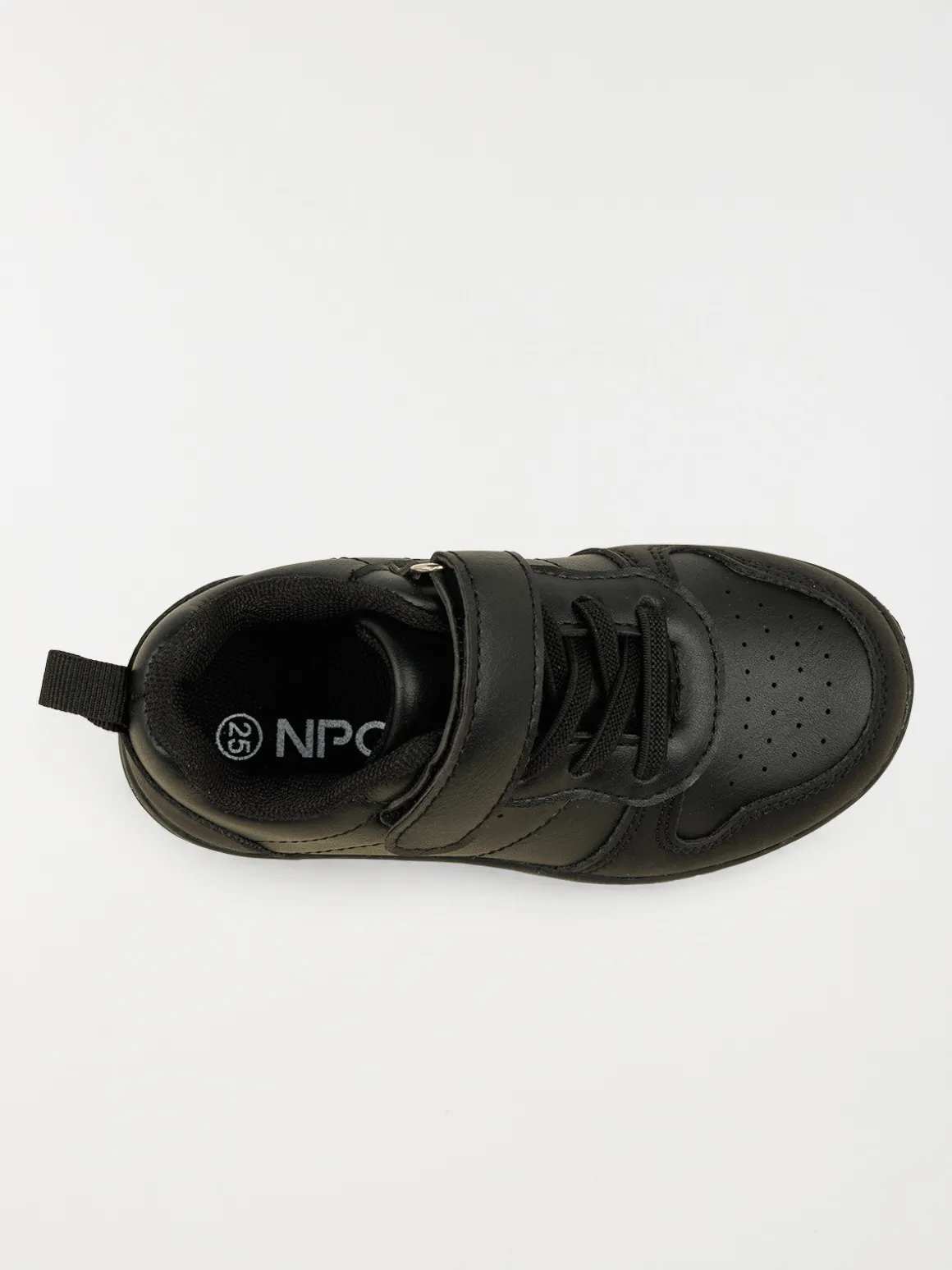 Basket scratch noire garçon (24-30)