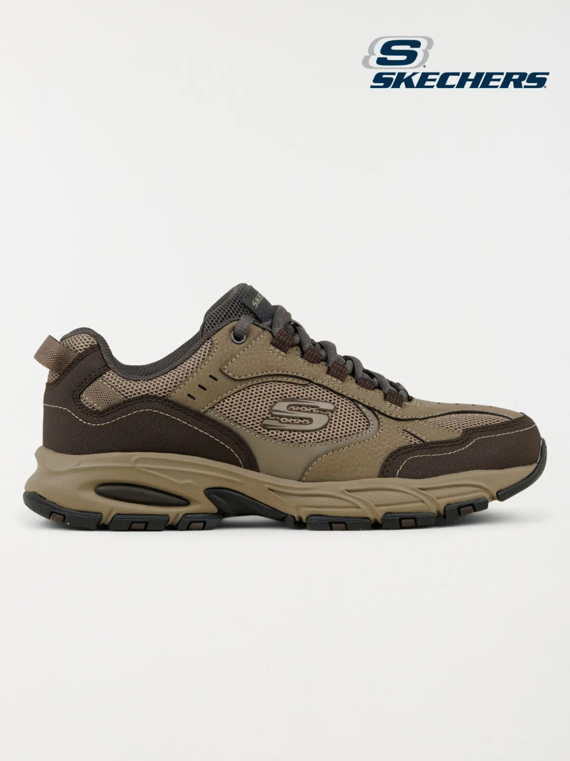 Basket Skechers marron homme (40-45)