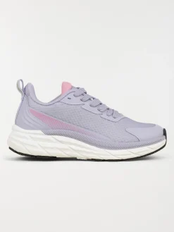 Basket sport lacet fille violet (31-35)