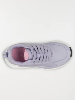 Basket sport lacet fille violet (31-35)