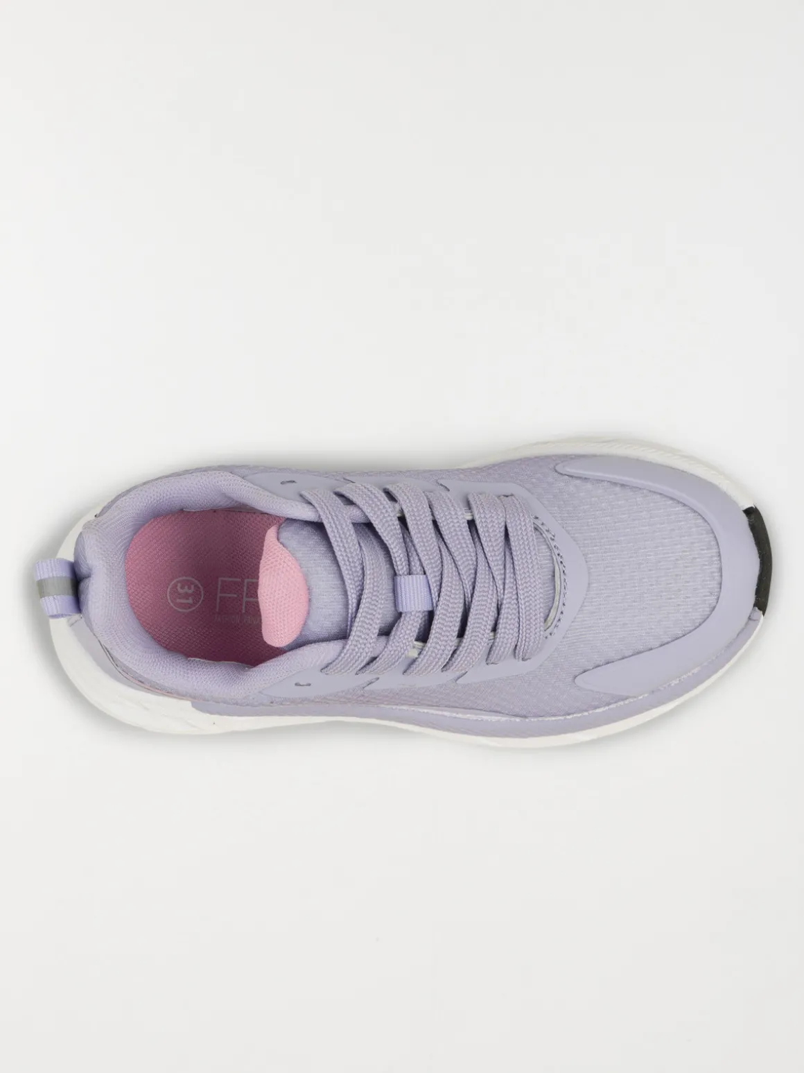 Basket sport lacet fille violet (31-35)