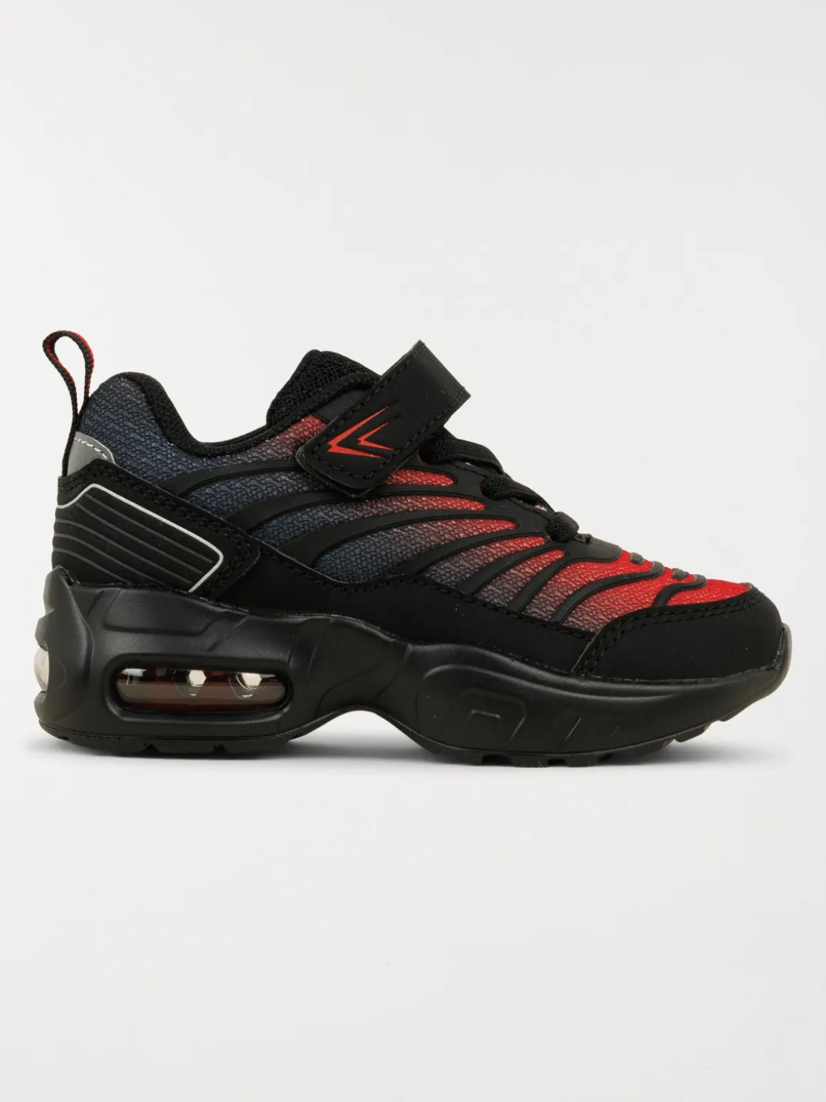 Basket sport noir rouge garçon (24-30)