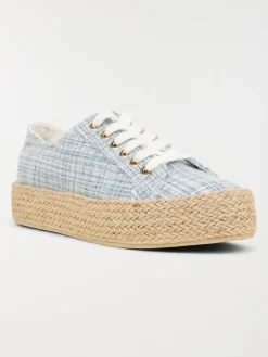 Basket toile compensée femme (36-41)