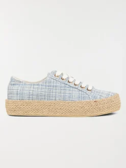 Basket toile compensée femme (36-41)