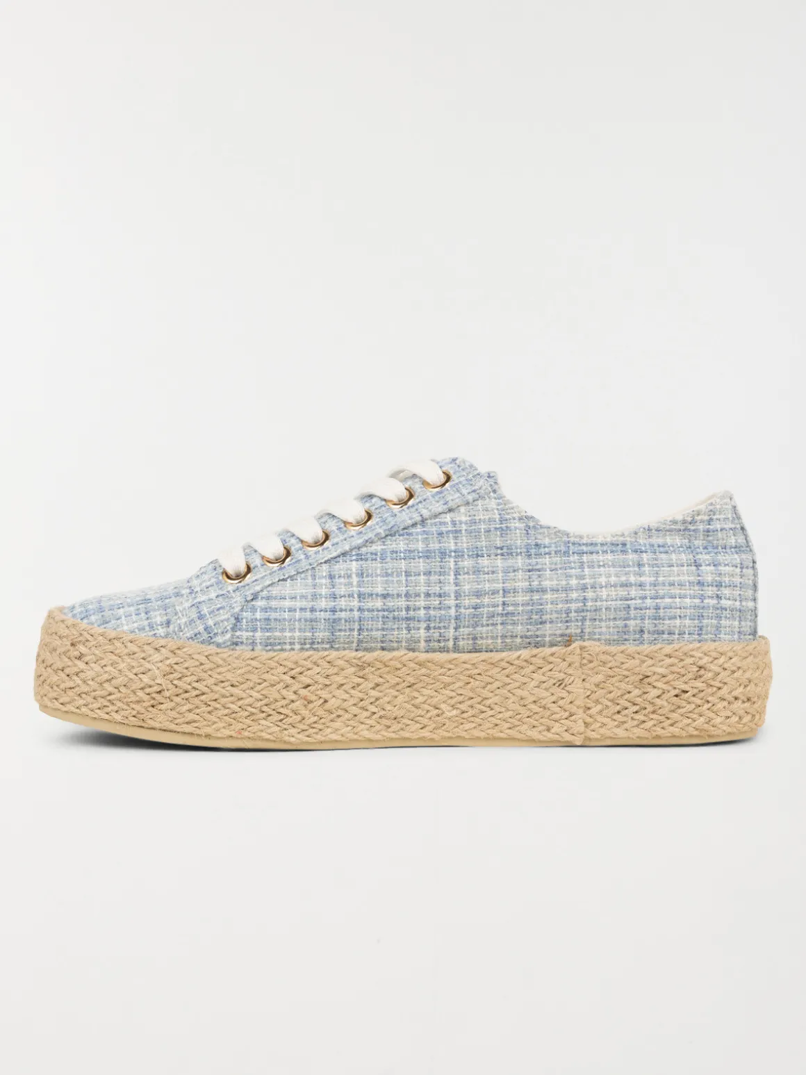 Basket toile compensée femme (36-41)